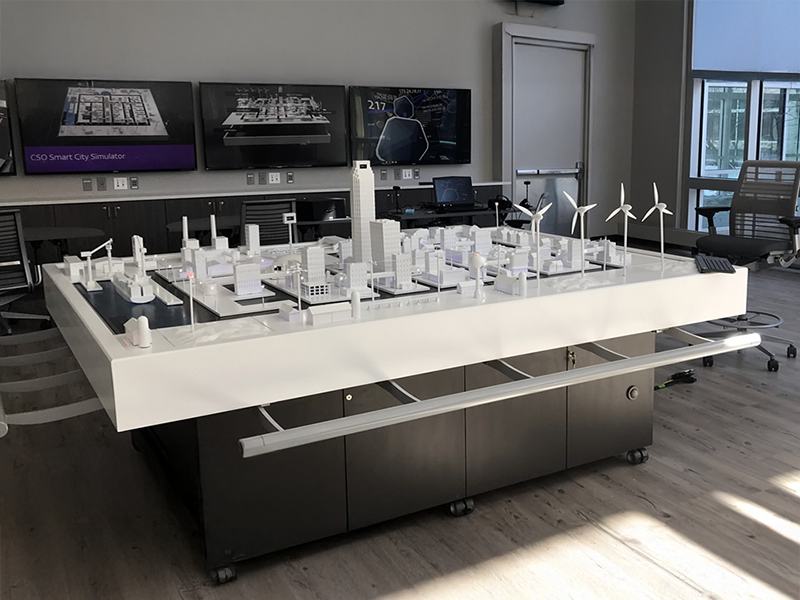 Smart city cybersecurity simulation